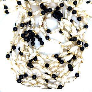 Faux Pearls Necklace & Bracelet Set